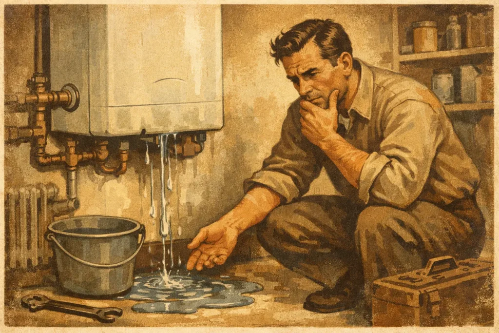 Boiler Leaking Water? What to Do Straight Away