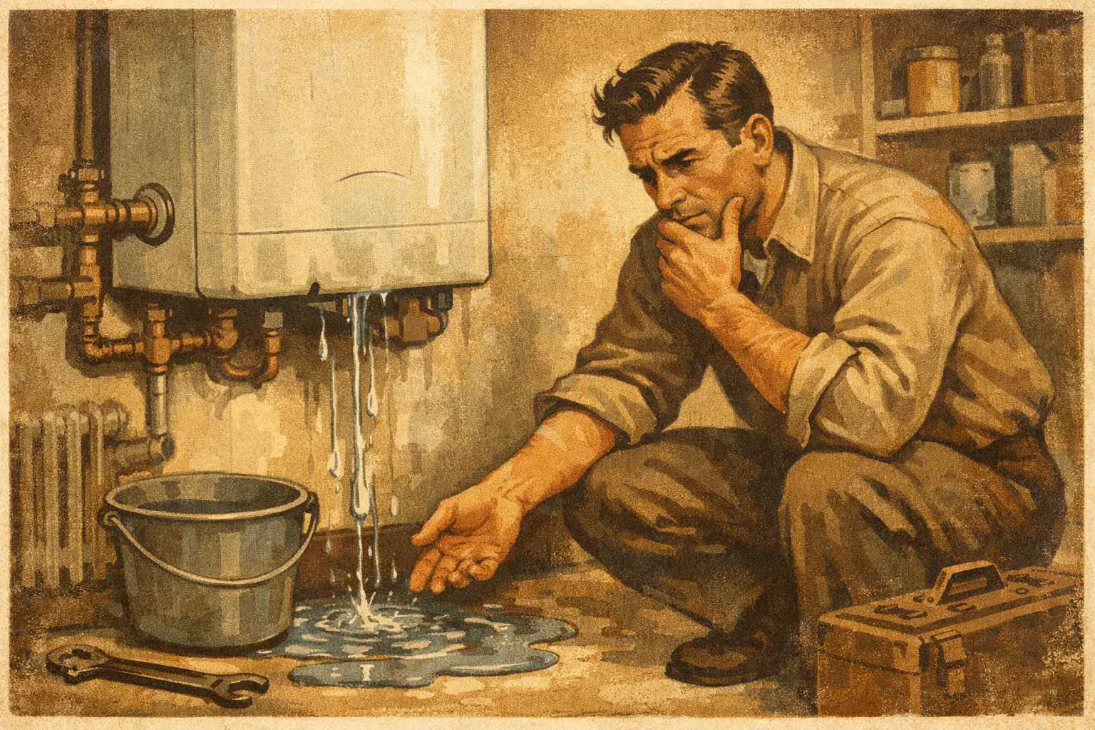 Boiler Leaking Water? What to Do Straight Away