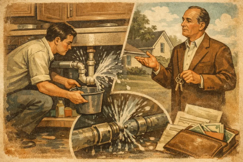 Who Pays Burst Pipe Repairs in a Rented Home?
