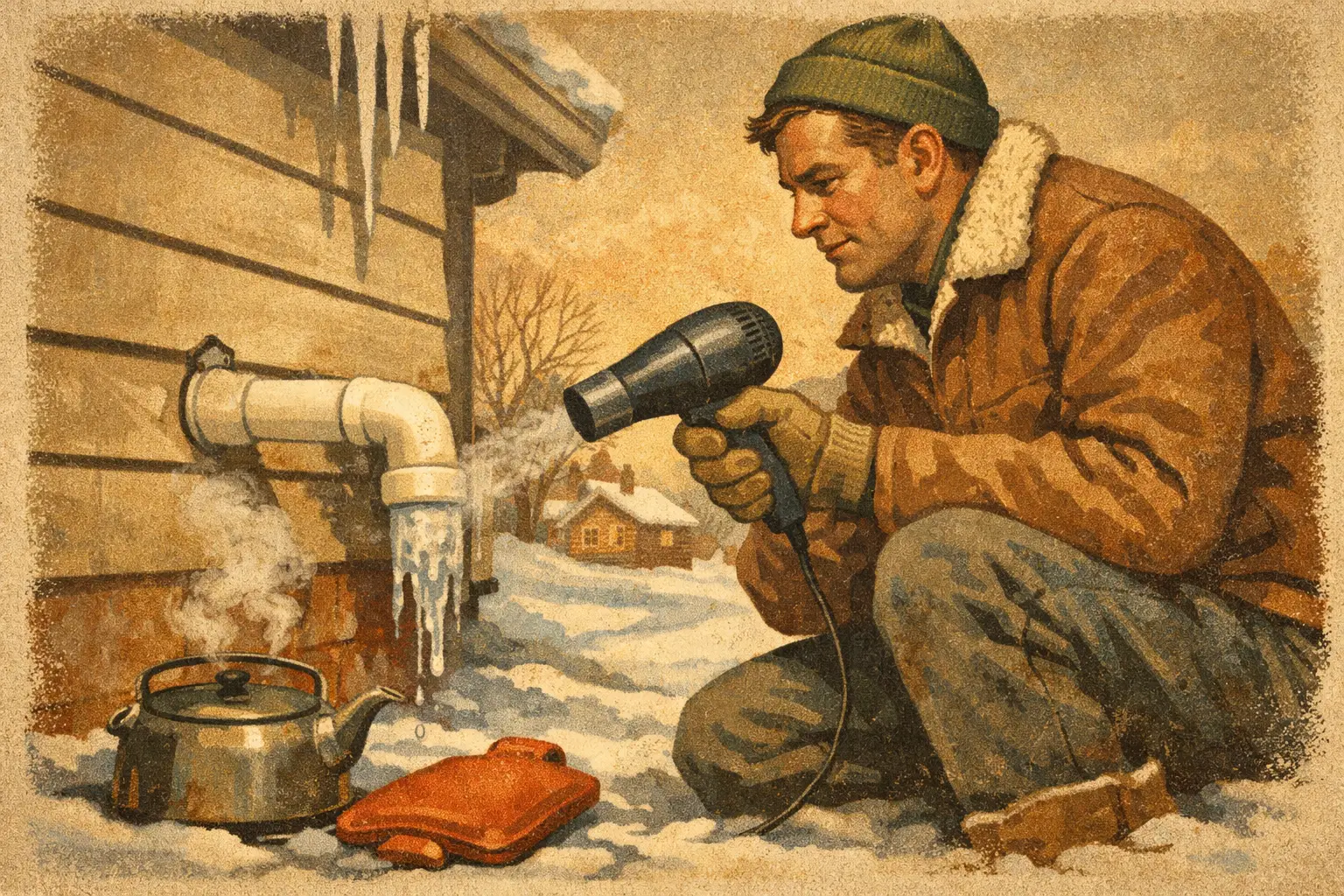 How to Thaw a Condensate Pipe Safely at Home